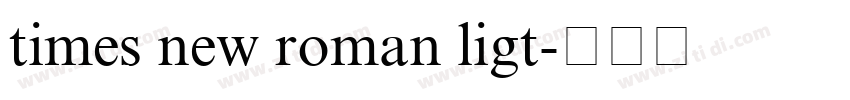times new roman ligt字体转换 times new roman ligt字体转换